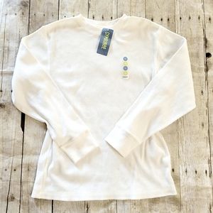 Gymboree Boys 12 Cream Thermal Long sleeve Shirt